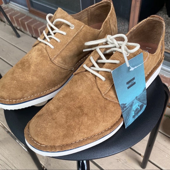 Toms Brown Suede Shoes Mens Size 10 - Picture 5 of 10
